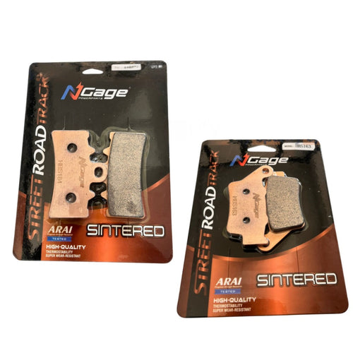 Sintered motorcycle brake pads in packaging, high-quality, super wear-resistant