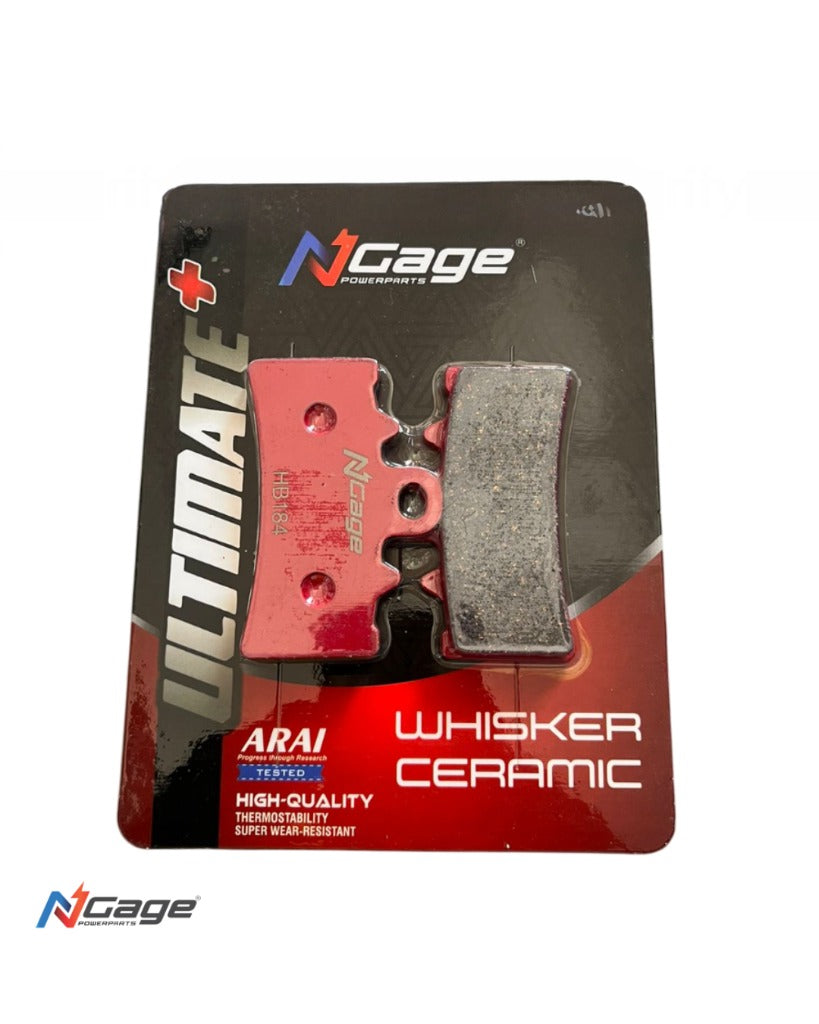 Triumph Speed 400 Scrambler 400X front whisker ceramic Ultimate+ brake pads NGAGE POWERPARTS