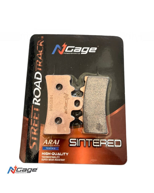 Sintered motorcycle brake pads packaged, high-quality, wear-resistant, for street and track