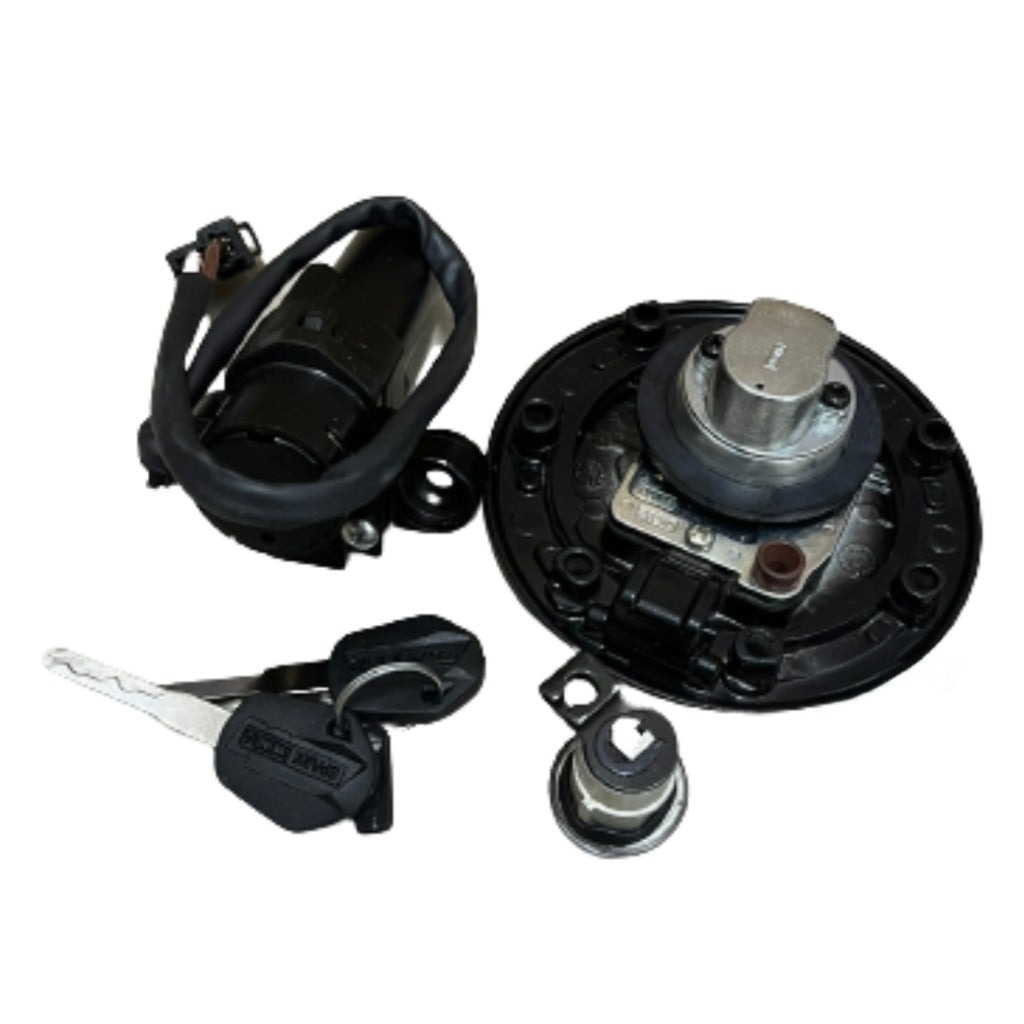 KTM RC 390 200 125 BS4 OEM Lock Set by Spark Minda product view - Moto Modz