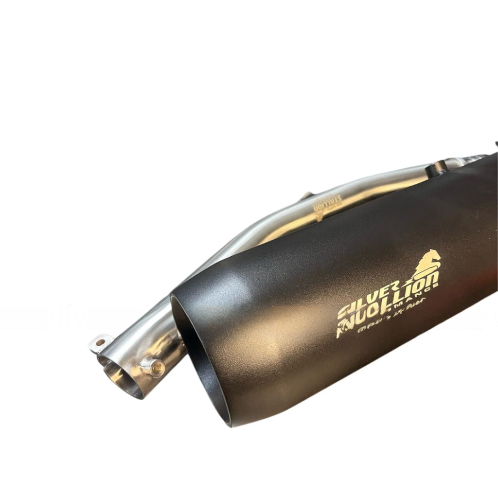 RE BEAR 650 – Silver Stallion Outlander Dyno-Driven High-Performance Exhaust System – Black, Lifetime Warranty