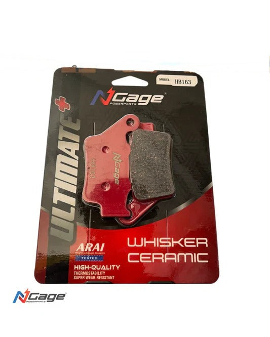 Royal Enfield Himalayan 450 Guerrilla 450 NGAGE Whisker Ceramic Ultimate+ front rear brake pads combo HB163 HB164 – Moto Modz