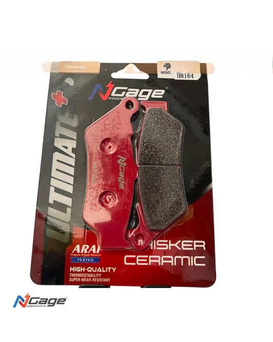 Royal Enfield Himalayan 450 Guerrilla 450 NGAGE Whisker Ceramic Ultimate+ front rear brake pads combo HB163 HB164 – Moto Modz