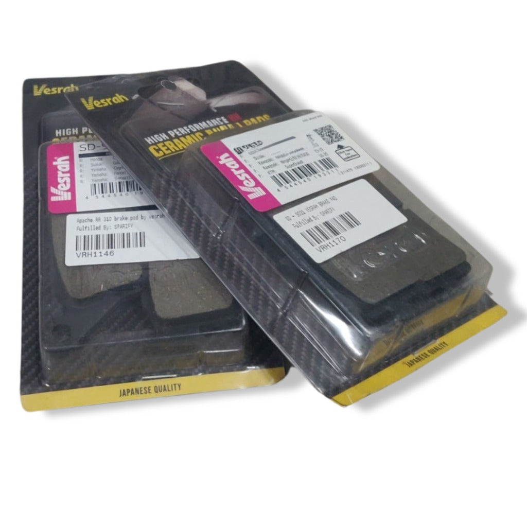Royal Enfield Interceptor 650 Continental GT 650 Ceramic Brake Pads Vesrah Combo Motorcycle Accessory - Moto Modz
