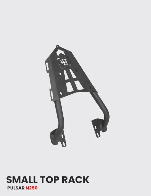 Compact Top Rack for Pulsar N250 – Black Matte Finish (SB 772 / HT Exhaust)