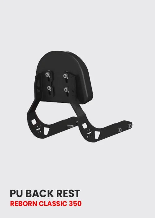 PU Seat Rest Back Rest for Royal Enfield Classic Reborn 350 SB 897 - Moto Modz
