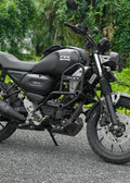 Adventure-Ready Crash Guard for FZ-X with 4 Metal Sliders – SB 647 / Ht Exhaust