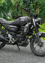 Adventure-Ready Crash Guard for FZ-X with 4 Metal Sliders – SB 647 / Ht Exhaust
