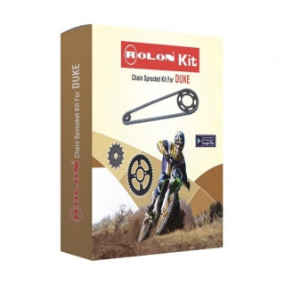 KTM Duke 250 Rolon X-ring chain sprocket kit motorcycle spare parts replacement