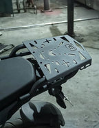 Heavy-Duty Top Rack for Pulsar N 250 - Matte Black Finish, SB 710 / HT Exhaust Compatible