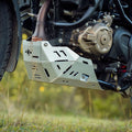 Hero Xpulse 210 Vambrace Bash Plate – Silver Finish, Rugged Engine Guard