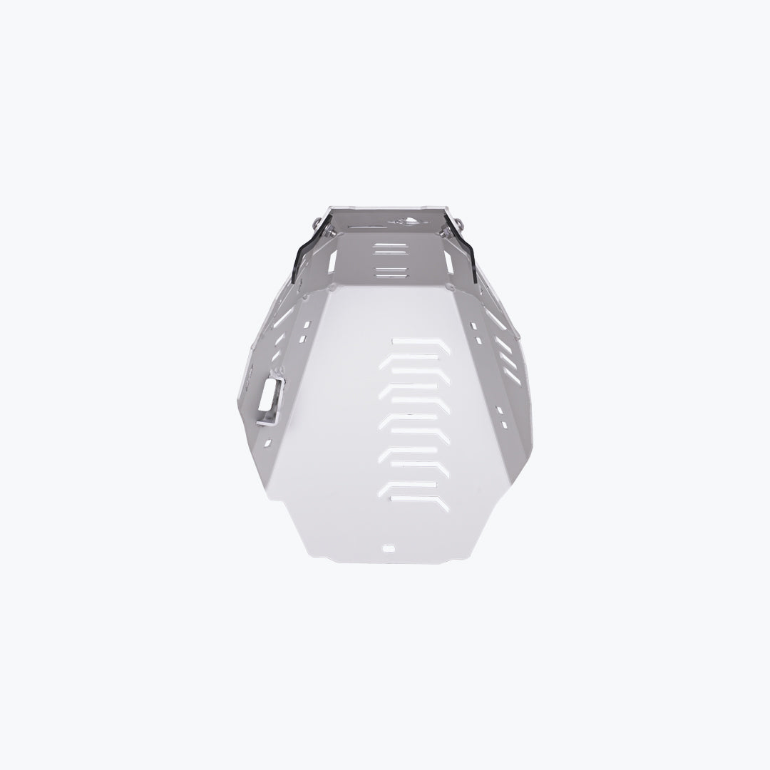 Hero Xpulse 210 Vambrace Bash Plate – Silver Finish, Rugged Engine Guard