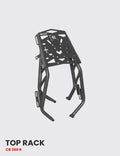 Heavy-Duty Top Rack for CB300R - Black Matte Finish | SB761 / HT Exhaust