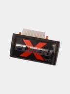 Flash X hazard flasher module for Hero Xpulse 200 motorcycle, black compact unit on white background