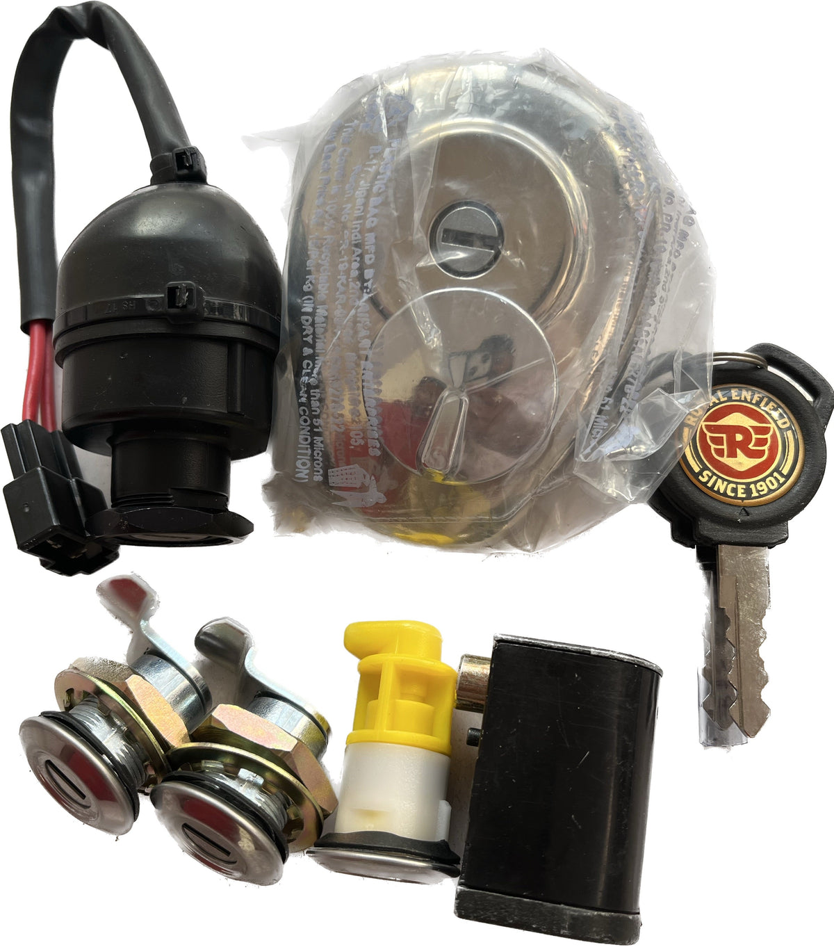 Royal Enfield Classic 350 Lock Set 2 Pin Replacement - Moto Modz