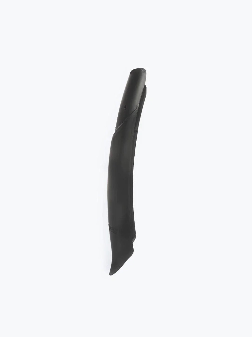 Black motorcycle mudguard extender for Honda CB350 RS on white background