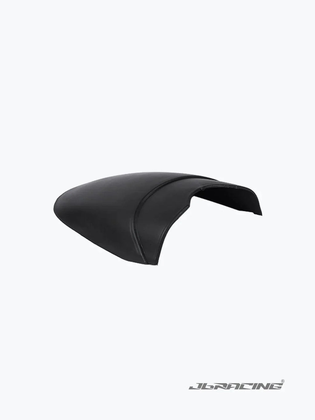 Black Honda Hness mudguard extender for motorcycle, isolated on white background