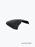 Black Honda Hness mudguard extender for motorcycle, isolated on white background