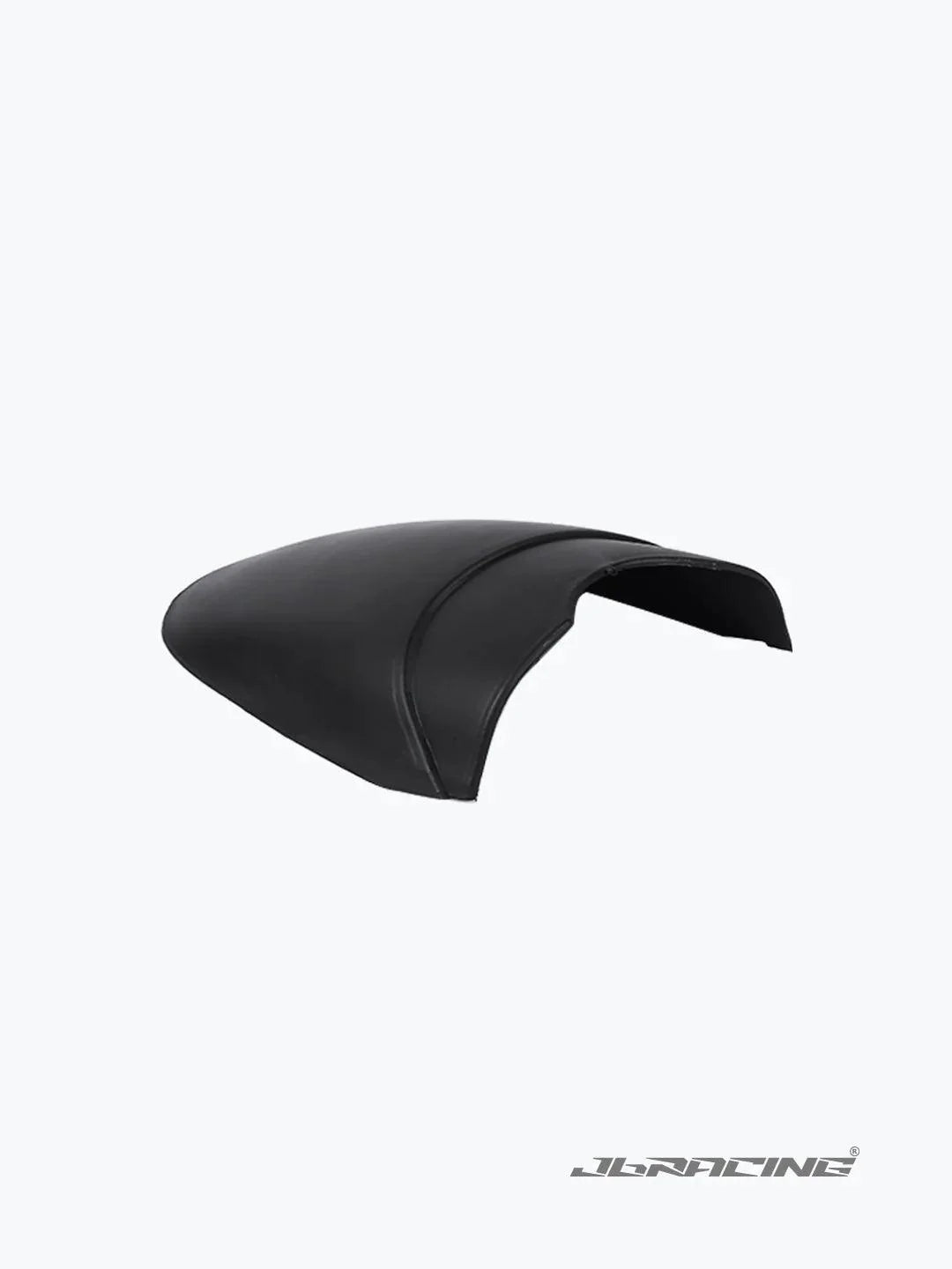 Black Honda Hness mudguard extender for motorcycle, isolated on white background