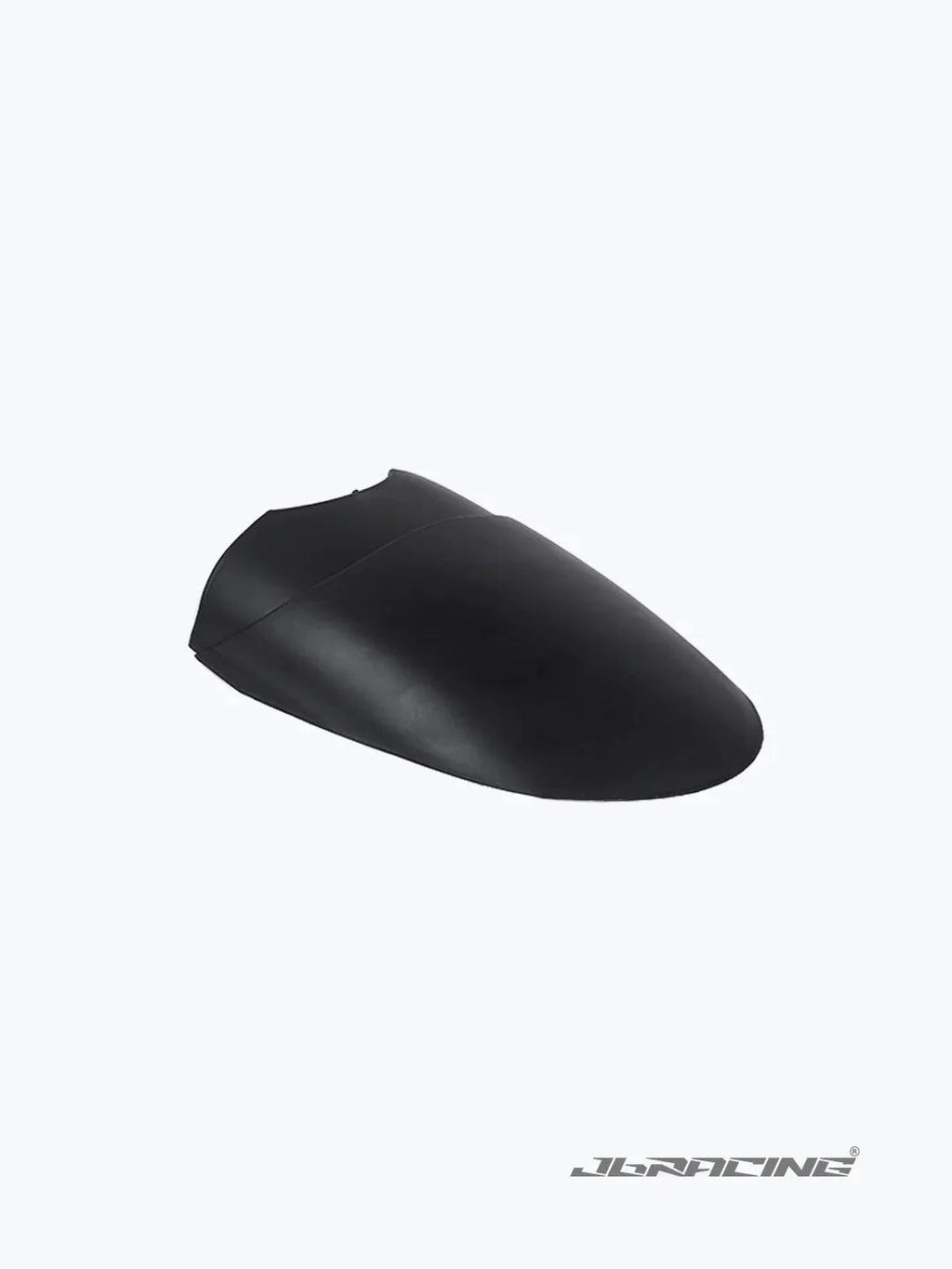 Black motorcycle mudguard extender for Honda Hness against white background
