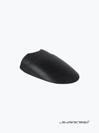 Black motorcycle mudguard extender for Honda Hness against white background