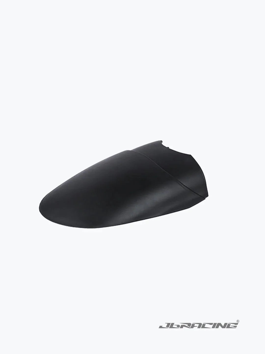 Black motorcycle mudguard extender for Honda Hness, isolated on a white background