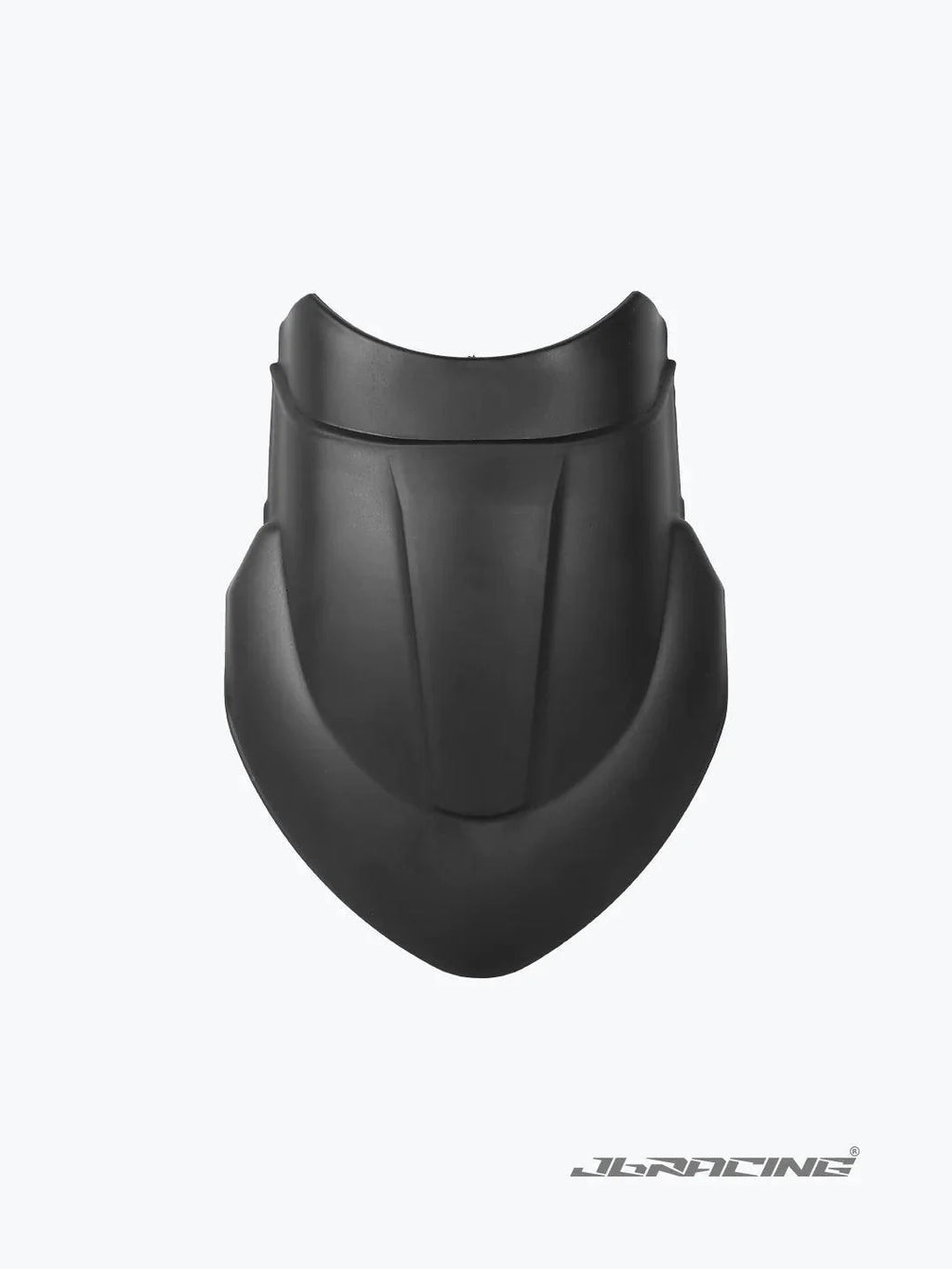 Black motorcycle mudguard extender for Honda Hness, shown on white background