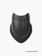 Black motorcycle mudguard extender for Honda Hness, shown on white background