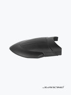 Black motorcycle mudguard extender for Honda Hness, aerodynamic and contoured design
