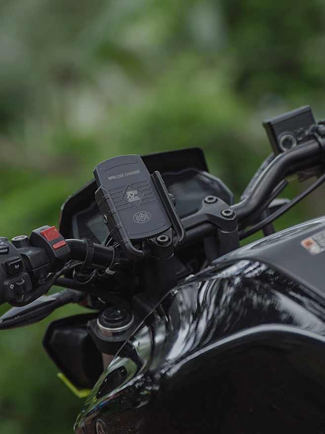 JB Racing M9 Wireless Motorcycle Mobile Charger Handlebar Phone Charging Mount – Moto Modz