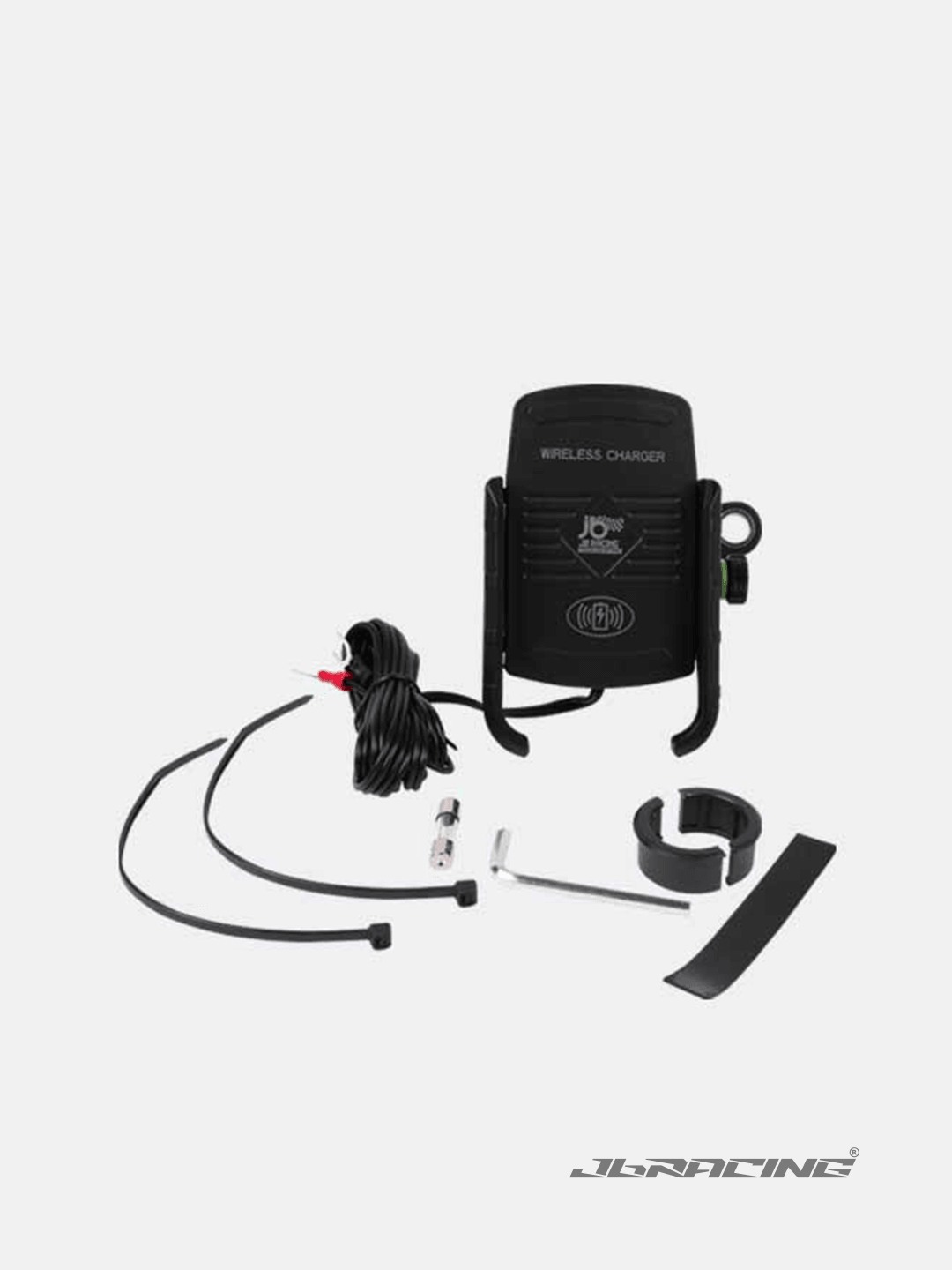 JB Racing M9 Wireless Motorcycle Mobile Charger Handlebar Phone Charging Mount – Moto Modz