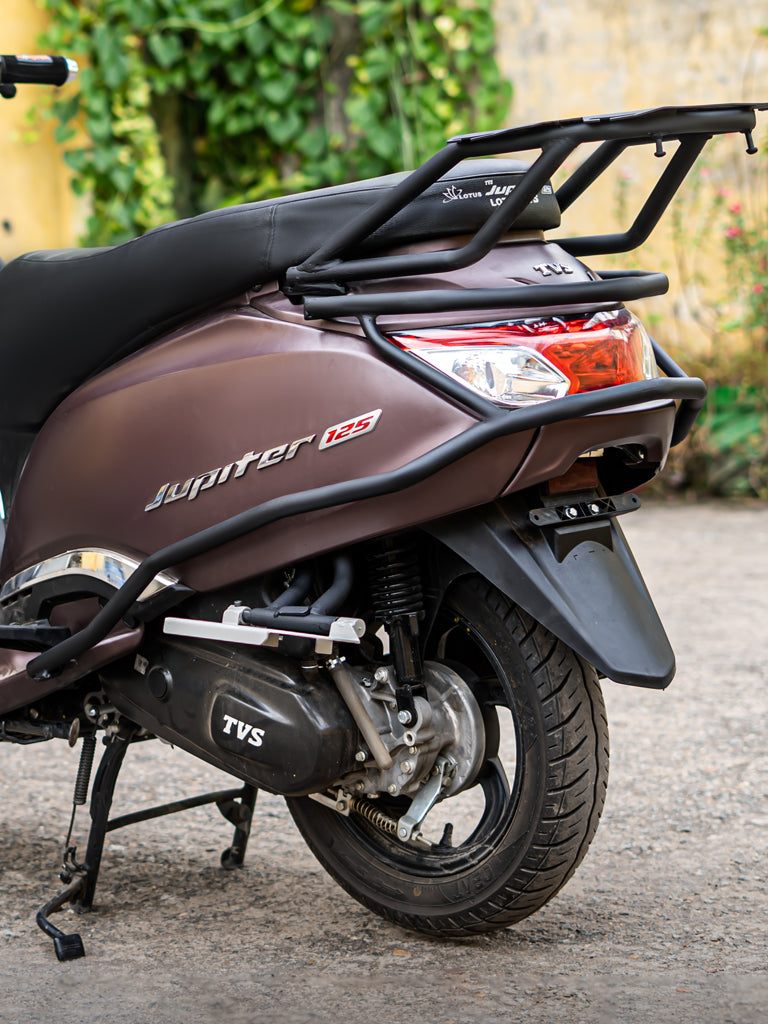 Jupiter 125 BS6 3-in-1 Crash Guard with Foot Pegs – SB 1076