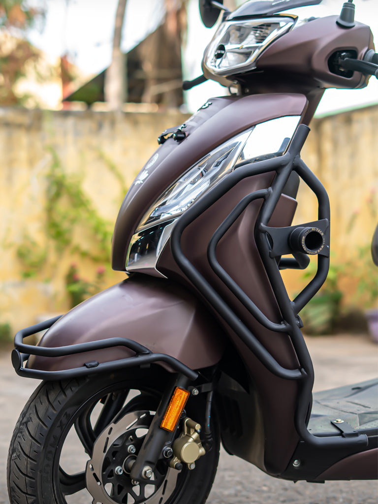Jupiter 125 BS6 3-in-1 Crash Guard with Foot Pegs – SB 1076