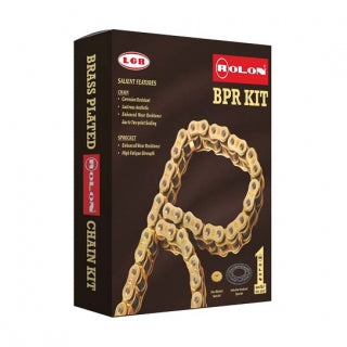 RE SCRAM 411 Brass O-Ring Chain and Sprocket Kit