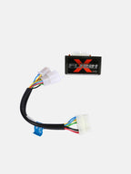 KTM Duke 390 BS6 Flash X hazard module with multi-colored wiring harness on white background