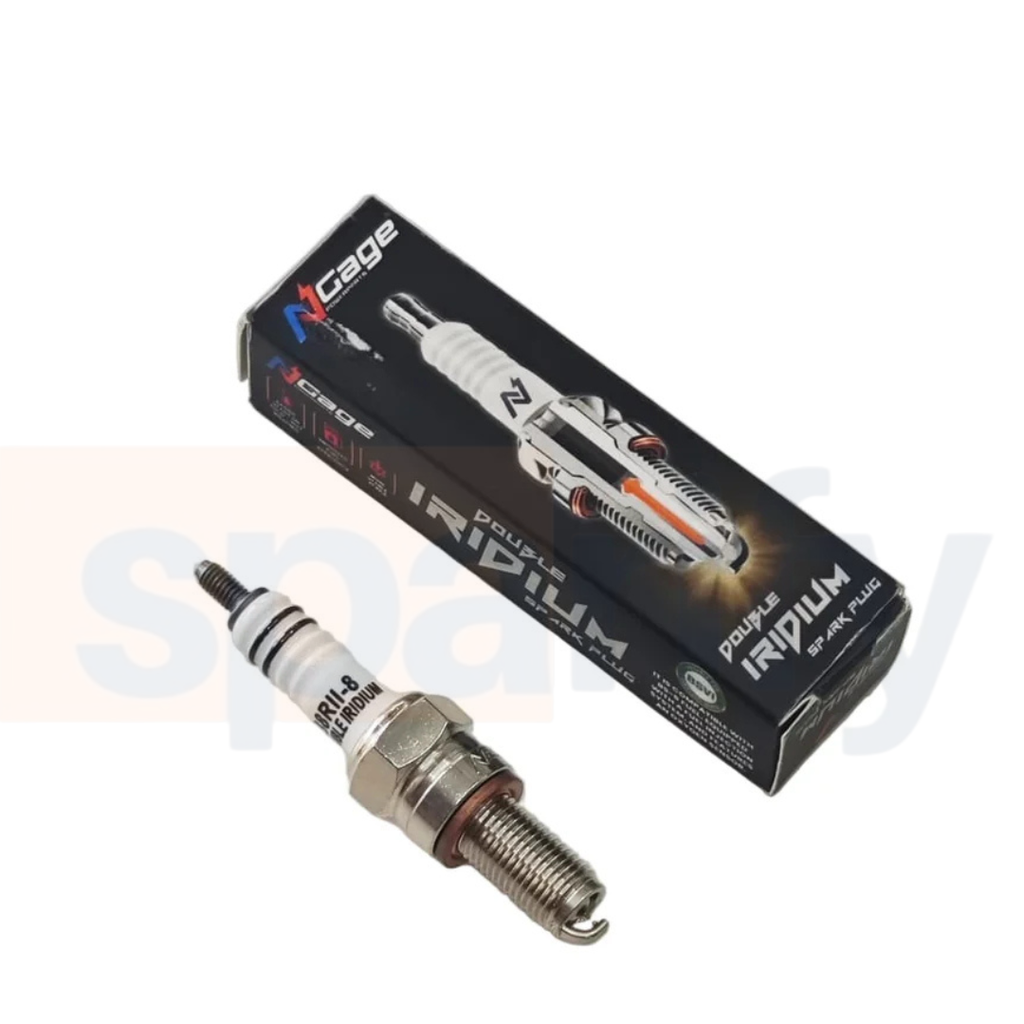 Pulsar NS 200 BS6 NGAGE Double Iridium Spark Plugs – Made in Japan – 3-Pack
