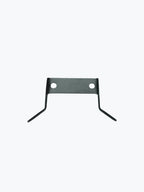 Aluminium visor bracket for Triumph Speed 400 motorcycle, two mounting holes, isolated on white