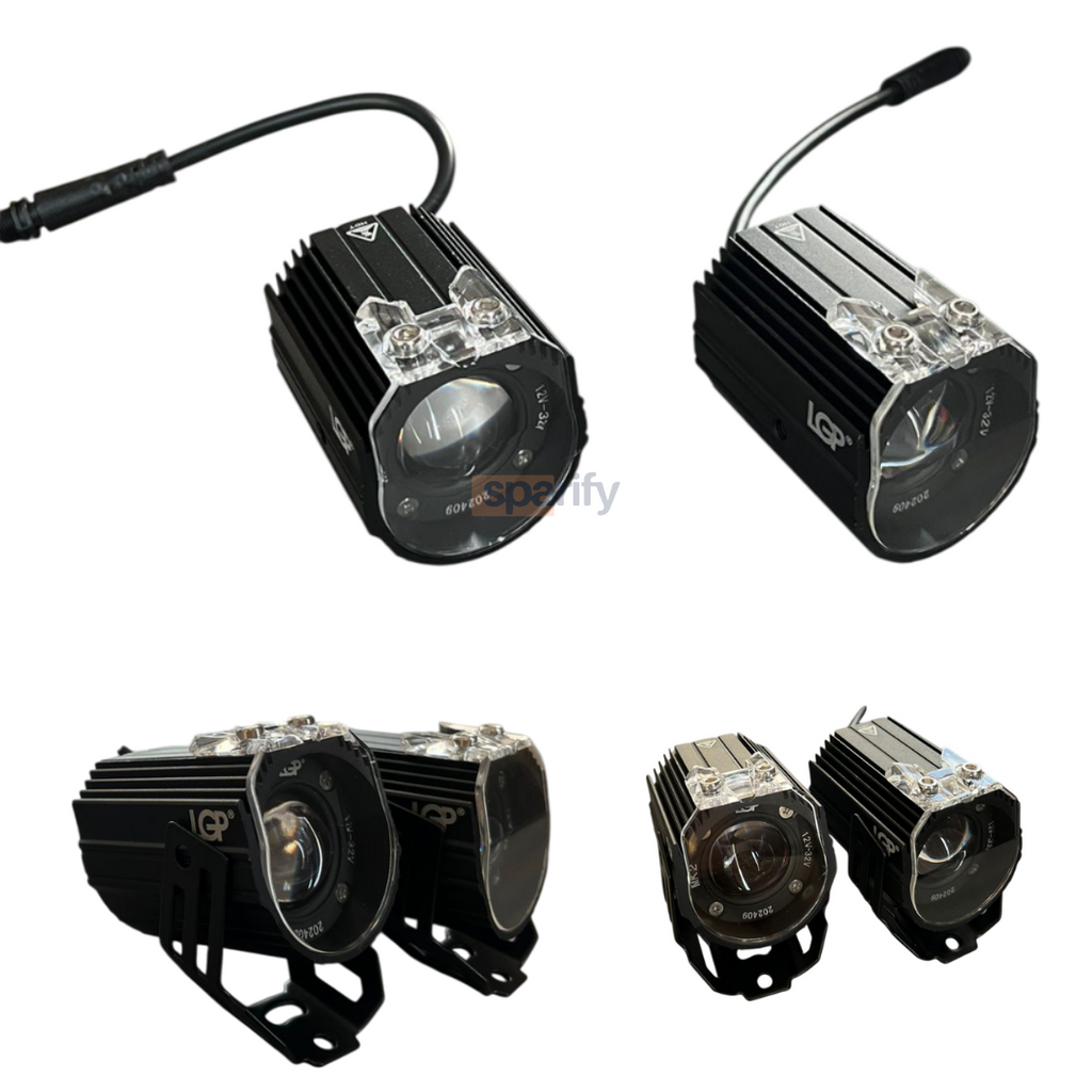 MK02 Spotlight – IP67 Waterproof Auxiliary Light with Harness | Universal Fit for Motorcycles & Cars | Premium by LGP – 18-Month Warranty