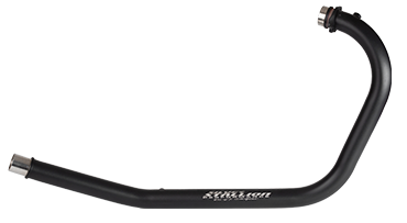 (Black) Free Flow Bend Pipe ( Header pipe ) For INTERCEPTOR / GT 650  - SILVER STALLION PERFORMANCE