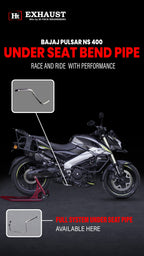 Premium Under-Seat Bend Pipe for Bajaj NS 400 Z - SB 991
