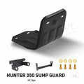 O.E Type Sump Guard For Hunter 350 (BLACK) SB 730 / HT EXHAUST