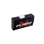 Flash X hazard flasher module for Royal Enfield Himalayan motorcycle, black with connector