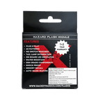 Race Dynamics Flash X hazard flash module box featuring product highlights and warranty badge