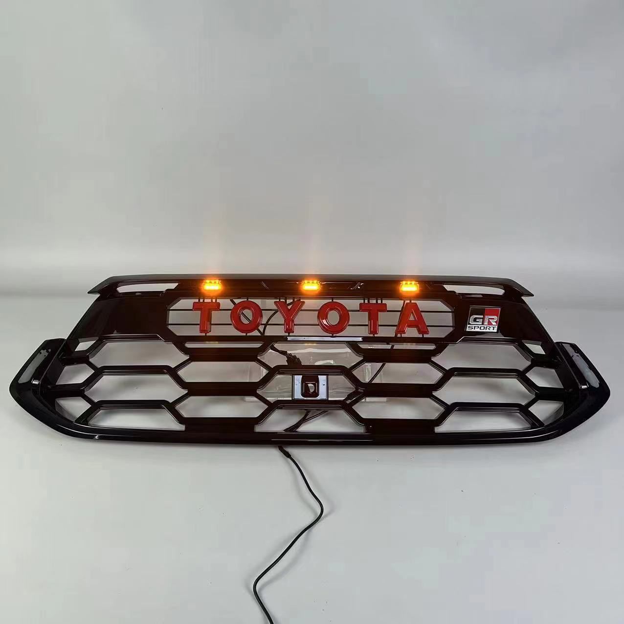 Toyota Hycross GR-Sport Front Grille - Premium ABS, Gloss Black Finish