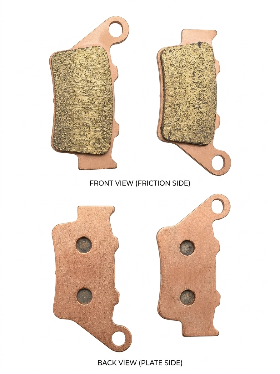 Bajaj Pulsar NS200 NS400 N250 N160 NS160 Dominar 250 400 rear sintered brake pads performance upgrade – Moto Modz
