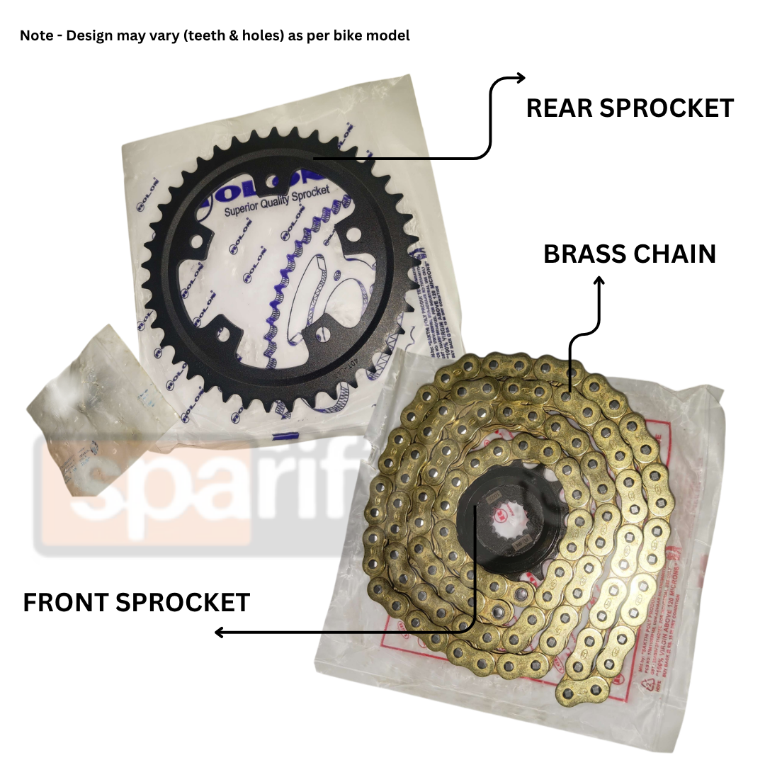 Guerrilla 450 Rolon Brass Chain Sprocket Kit – SORC 462NF