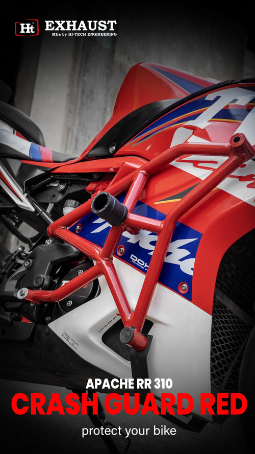 Apache RR310 Crash Guard with Durable Metal Slider – SB 1002-RED