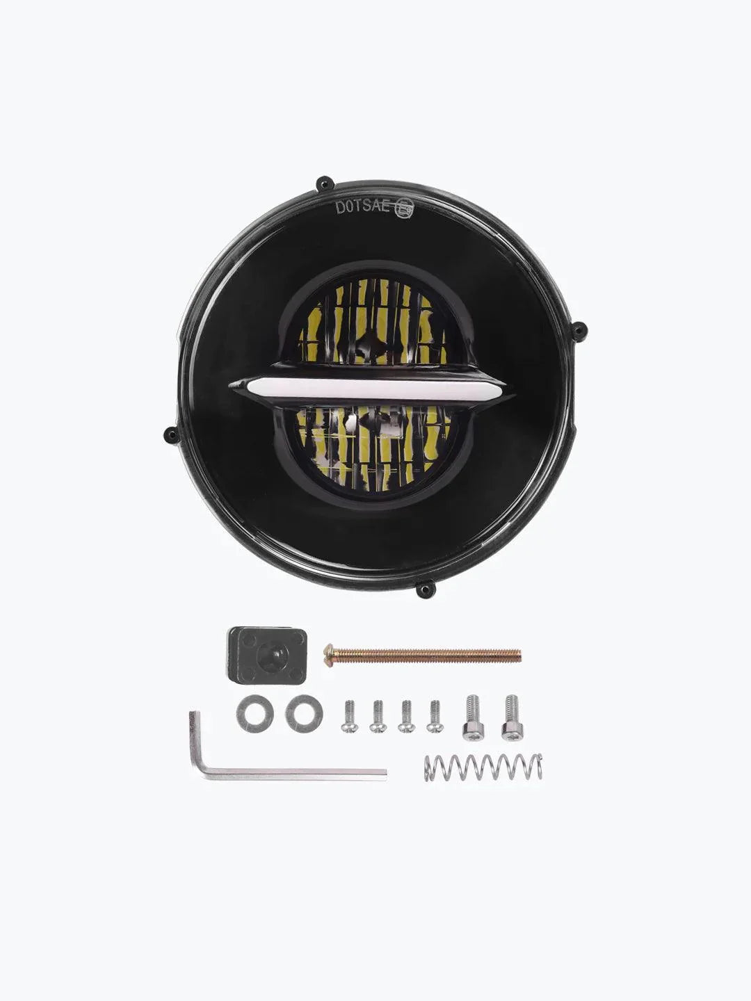 Spitfire Reborn Thunderbolt LED headlight without ring – universal motorcycle Royal Enfield upgrade – Moto Modz