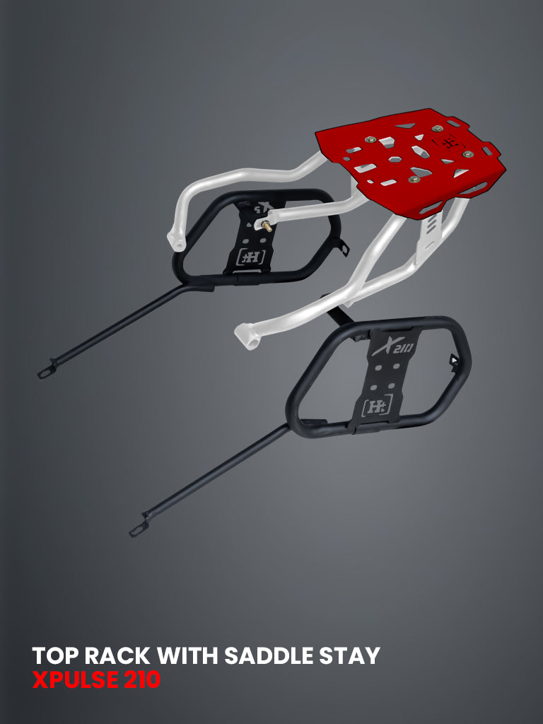 Red Saddle Top Rack for XPulse 210 2025 / SB 1041-RED