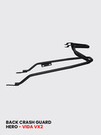 Front & Rear Crash Guard with Sliders and Footpeg for Hero Vida VX2 Go (SB 1065)